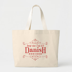 Half Danish Large Tote Bag