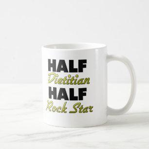 Half Dietician Half Rock Star Coffee Mug