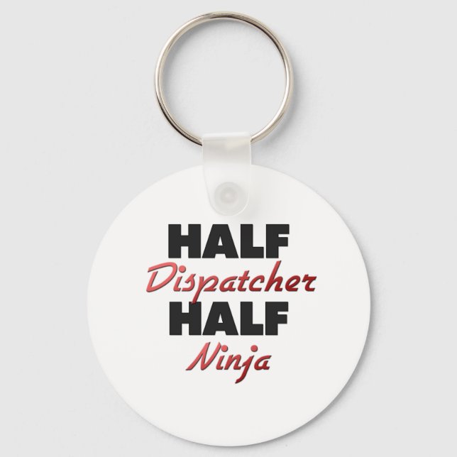 Half Dispatcher Half Ninja Key Ring (Front)
