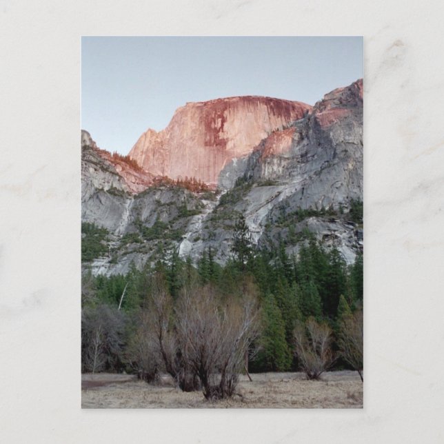 Half Dome-Alenglow. Postcard (Front)