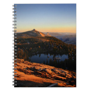 Half Dome and Clouds Rest at Sunset - Yosemite Notebook