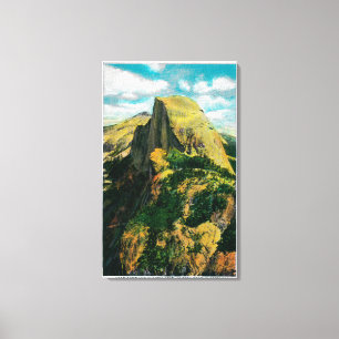Half Dome and Cloud's Rest from Glacier Point Canvas Print