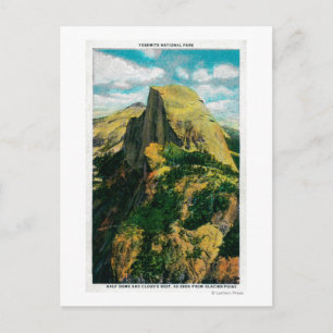 Half Dome and Cloud's Rest from Glacier Point Postcard