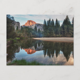 Half Dome and Merced Postcard