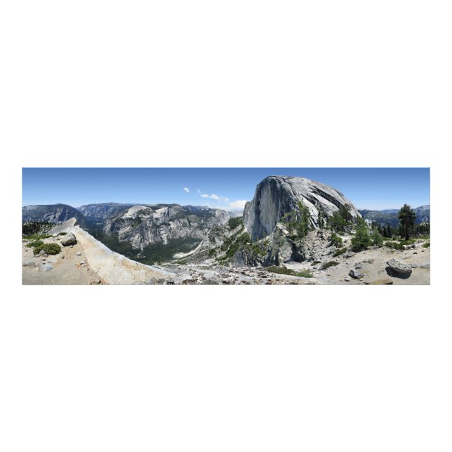 Half Dome and Yosemite Valley - Yosemite Photo Print (Front)