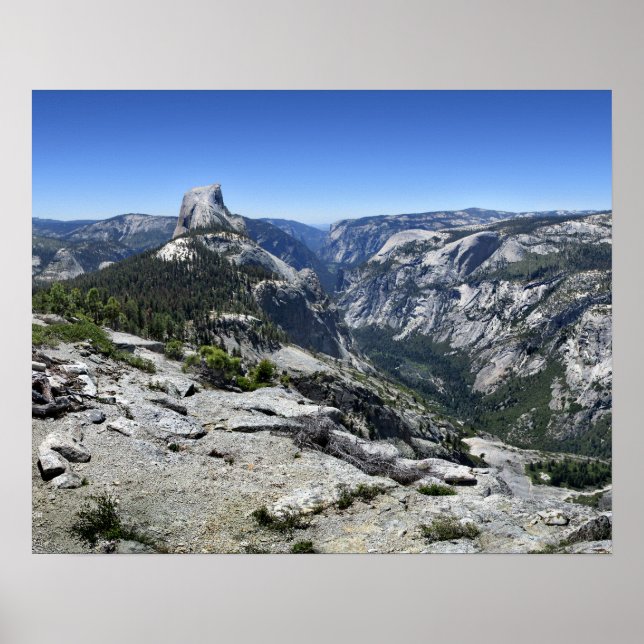Half Dome and Yosemite Valley - Yosemite Poster (Front)