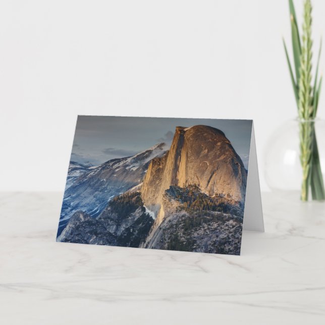 Half Dome at Sunset Card (Front)