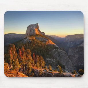 Half Dome at Sunset Detail - Yosemite Mouse Mat