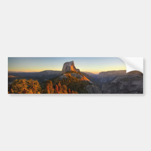 Half Dome at Sunset - Yosemite Bumper Sticker