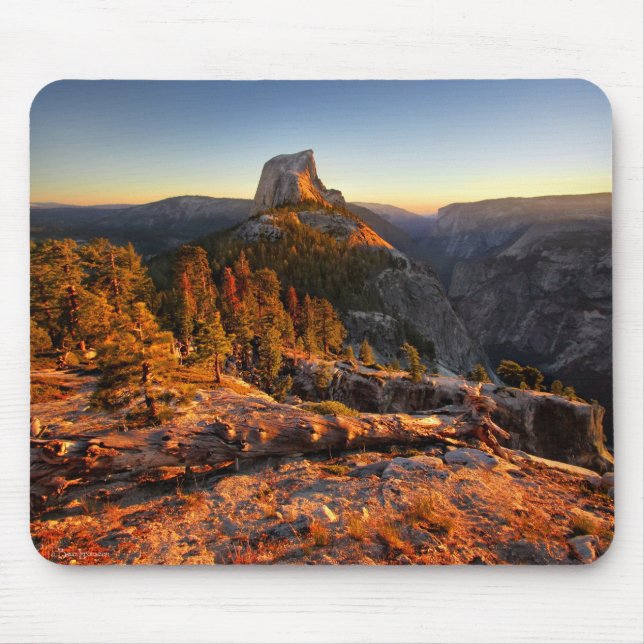 Half Dome at Sunset - Yosemite Mouse Mat (Front)