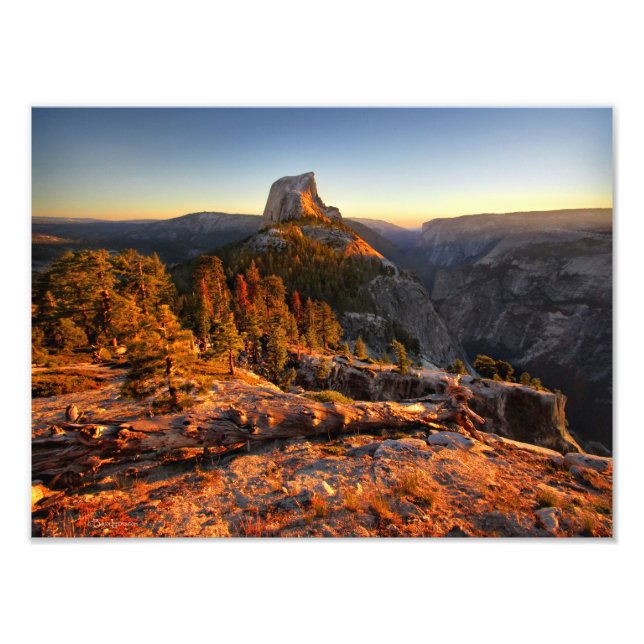 Half Dome at Sunset - Yosemite Photo Print (Front)