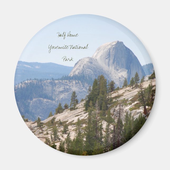 Half Dome at Yosemite National Park, California Magnet (Front)