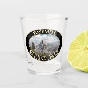 Half Dome at Yosemite National Park in California Shot Glass