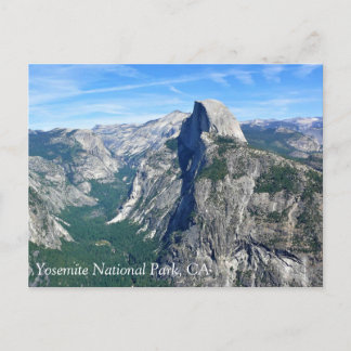 Half Dome from Glacier Point, Yosemite, CA Postcar Postcard