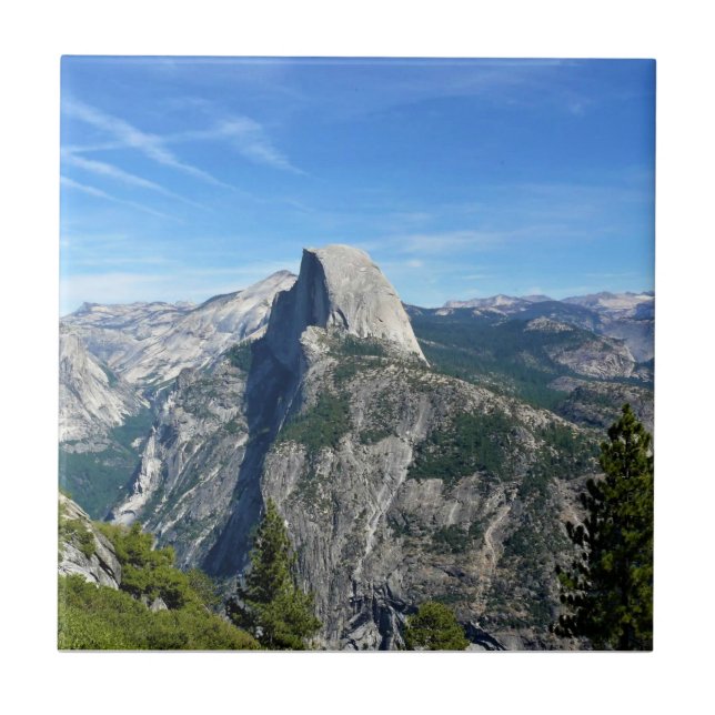 Half Dome from Glacier Point, Yosemite, CA Tile (Front)