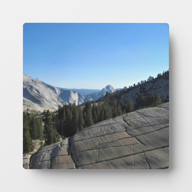 Half Dome from Olmstead Point, Yosemite, CA Plaque (Front)