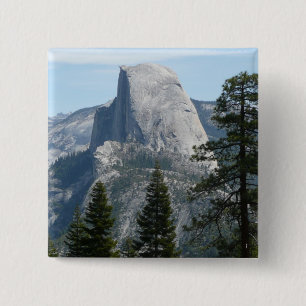 Half Dome from Panorama Trail I 15 Cm Square Badge