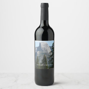 Half Dome from Panorama Trail I Wine Label