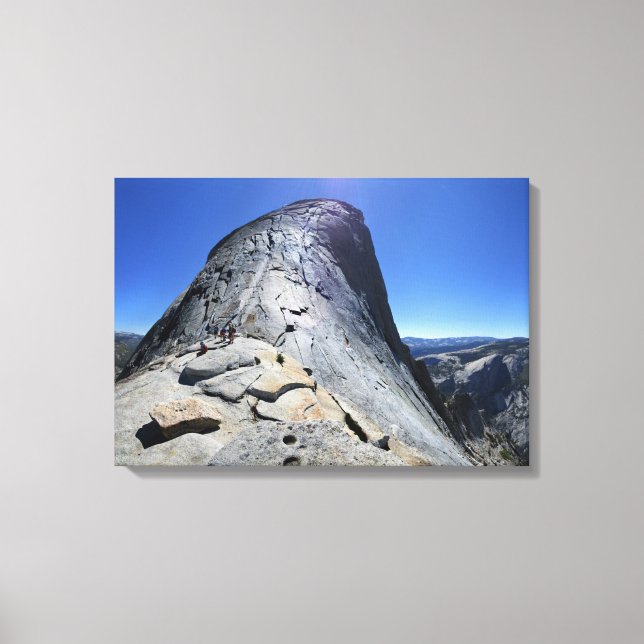 Half Dome from the Base of the Cables - Yosemite Canvas Print (Front)