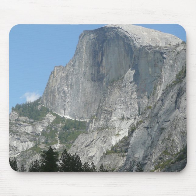 Half Dome from the Side in Yosemite National Park Mouse Mat (Front)