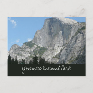 Half Dome from the Side in Yosemite National Park Postcard