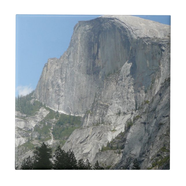 Half Dome from the Side in Yosemite National Park Tile (Front)