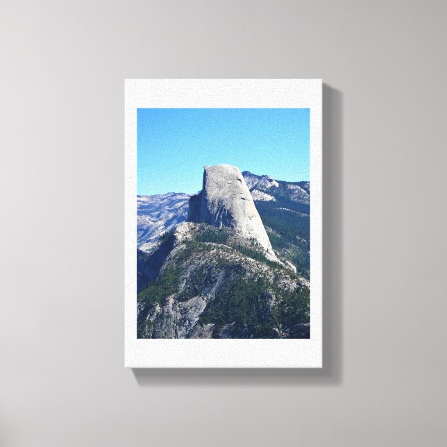 Half Dome from Washburn Point, Yosemite, CA Canvas Print (Front)