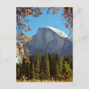 Half Dome in Autumn - Yosemite National Park Postcard