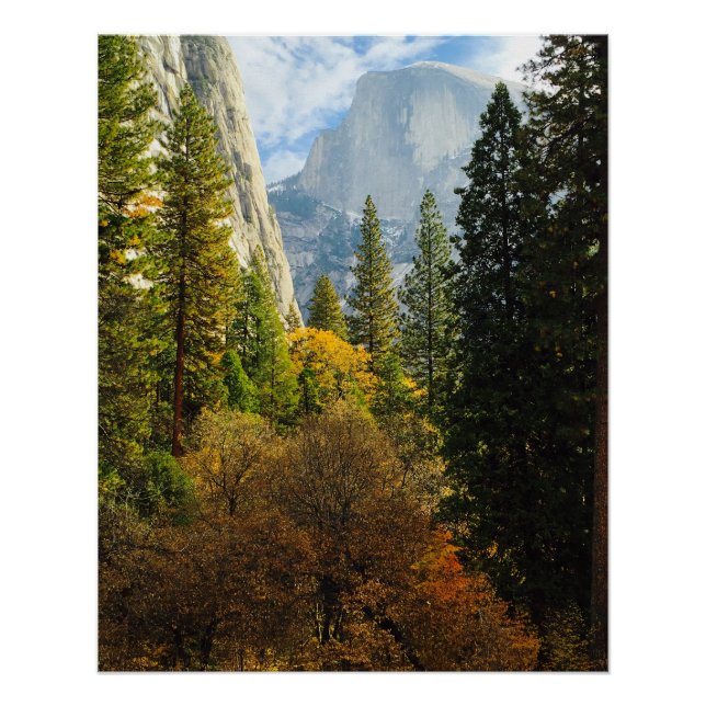 Half Dome in Fall Poster (Yosemite National Park) (Front)