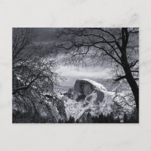 Half Dome in Winter Yosemite Valley Postcard