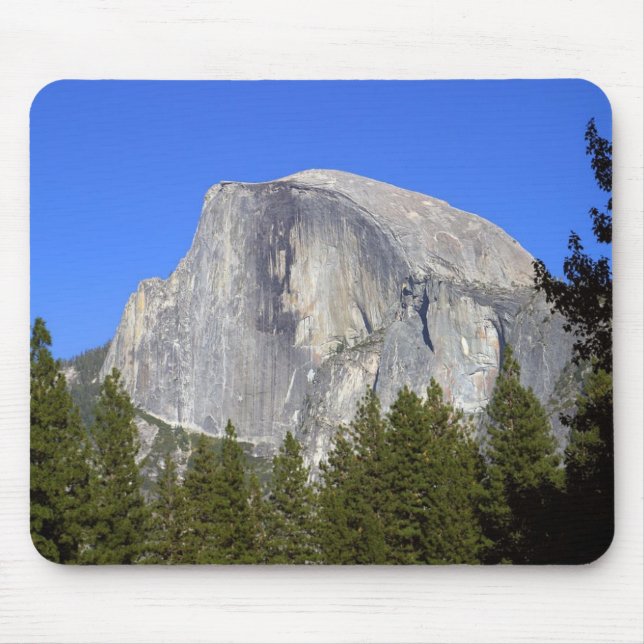 Half Dome In Yosemite National Park Great Mountain Mouse Mat (Front)