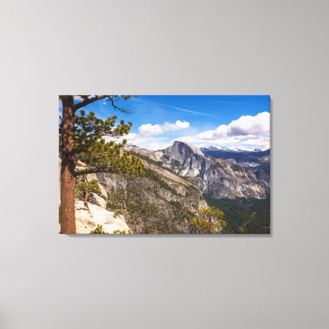 Half Dome landscape, California Canvas Print (Front)