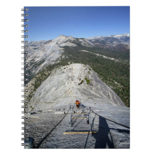 Half Dome Looking Down from the Cables - Yosemite Notebook