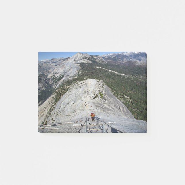 Half Dome Looking Down from the Cables - Yosemite Post-it Notes (Front)