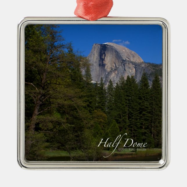 Half Dome Metal Tree Decoration (Front)