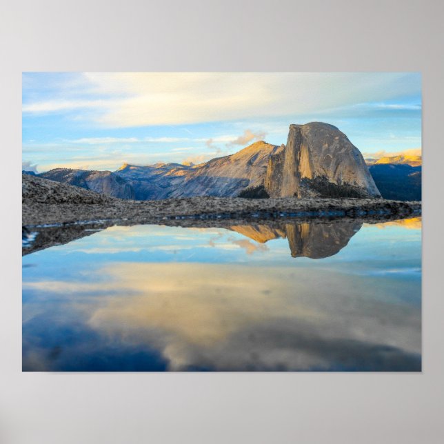 Half Dome Mountain in Yosemite National Park Poster (Front)