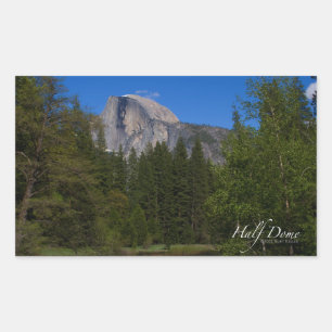 Half Dome Rectangular Sticker