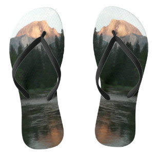 Half Dome Sunset in Yosemite National Park Flip Flops