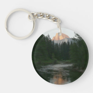 Half Dome Sunset in Yosemite National Park Key Ring