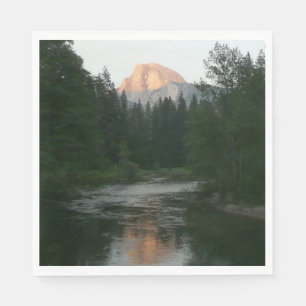 Half Dome Sunset in Yosemite National Park Napkin