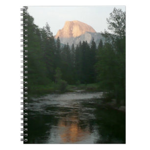 Half Dome Sunset in Yosemite National Park Notebook