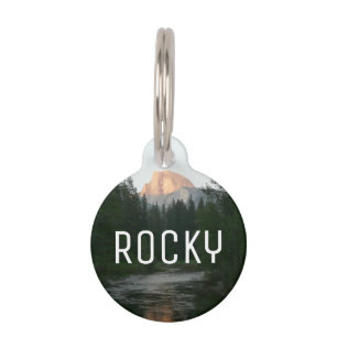 Half Dome Sunset in Yosemite National Park Pet Tag