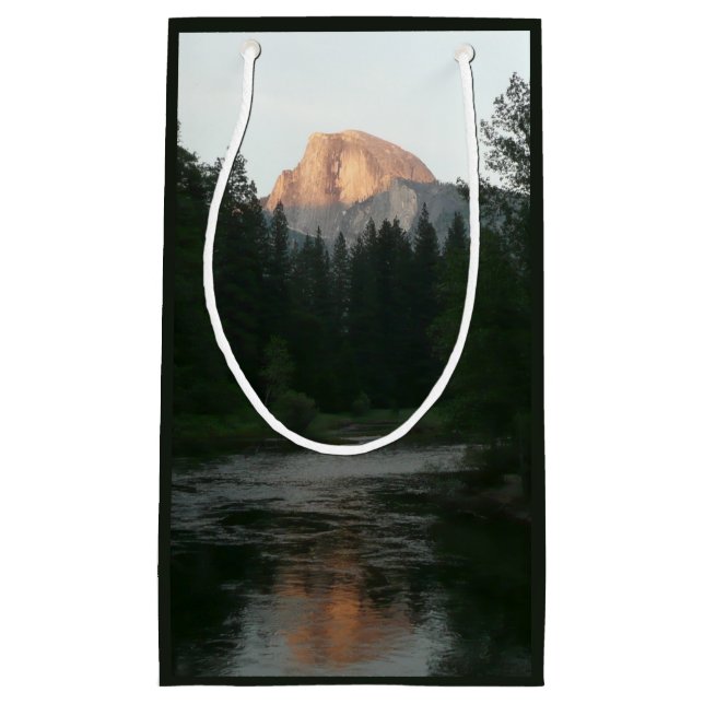 Half Dome Sunset in Yosemite National Park Small Gift Bag (Front)
