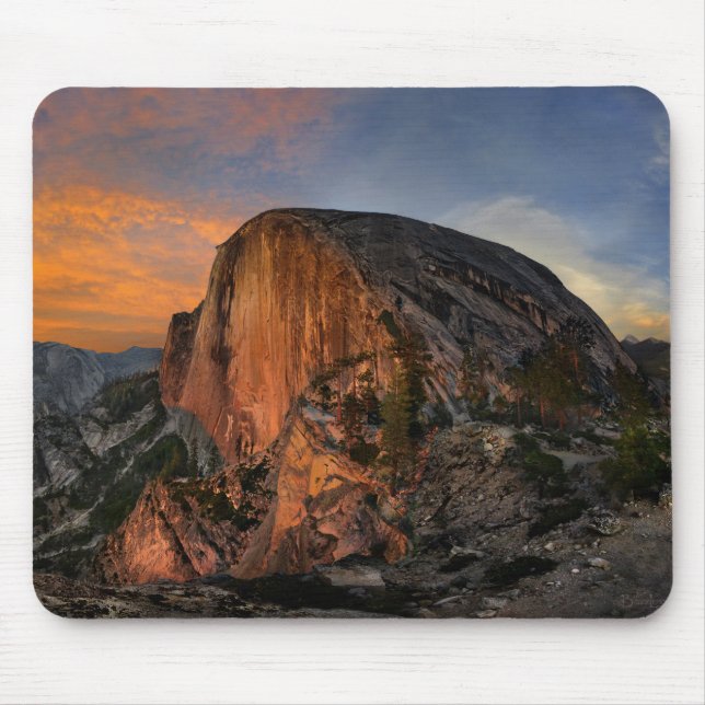 Half Dome Sunset - Yosemite Mouse Mat (Front)