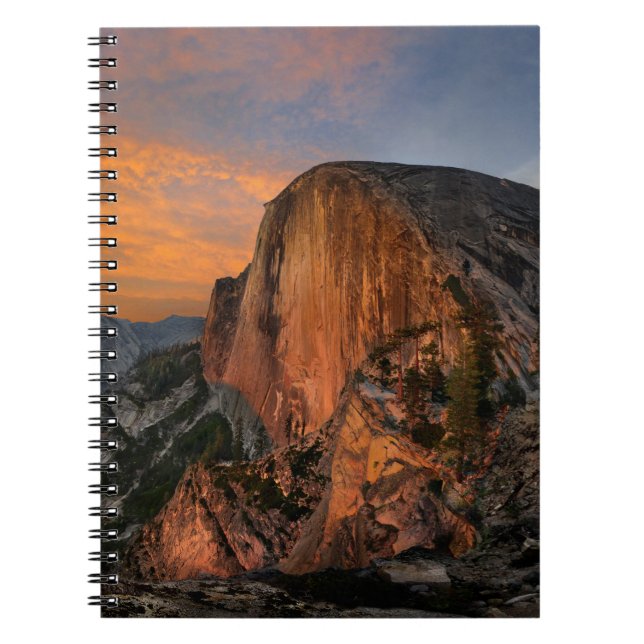Half Dome Sunset - Yosemite Notebook (Front)