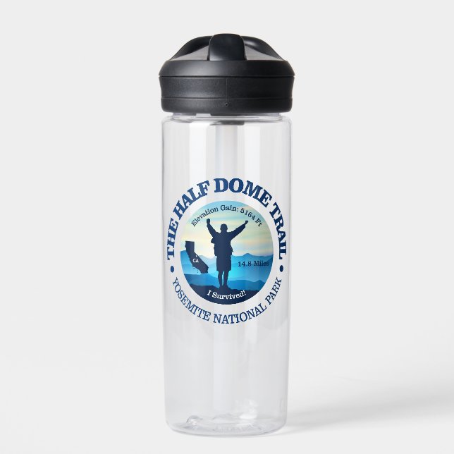 Half Dome Trail (hiking)  Water Bottle (Front)