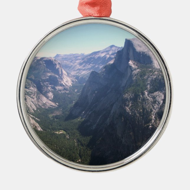 Half Dome, Yosemite Metal Tree Decoration (Front)