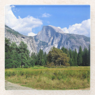Half Dome, Yosemite National Park, California Glass Coaster