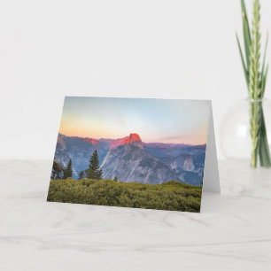 Half Dome Yosemite National Park Card