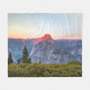 Half Dome   Yosemite National Park Fleece Blanket